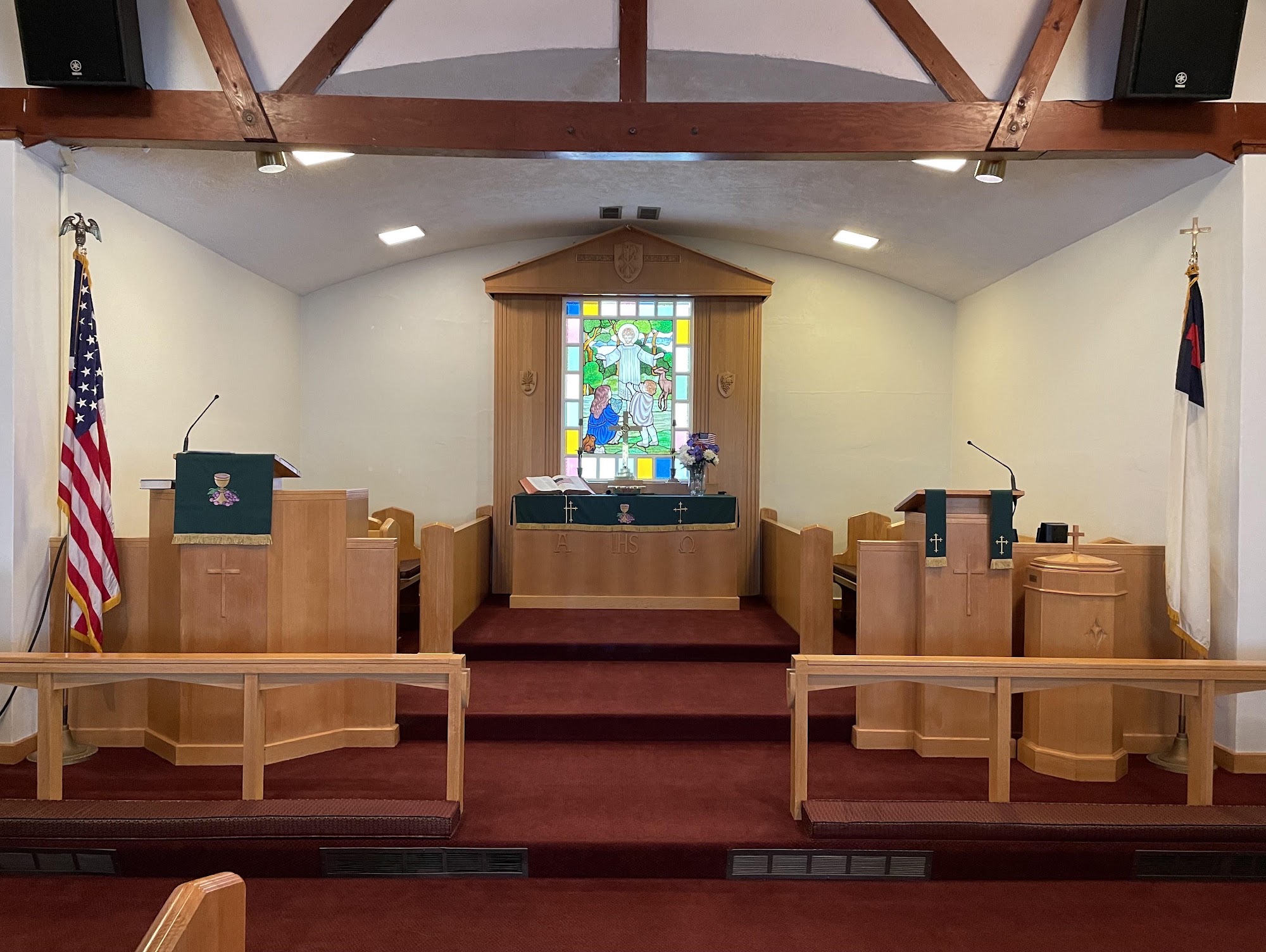Our church family gathered together for Sunday worship